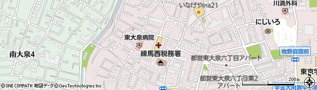 ビッグ・エー　練馬東大泉店周辺の地図