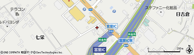 千葉県富里市七栄1009周辺の地図