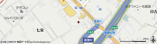 千葉県富里市七栄1006-10周辺の地図