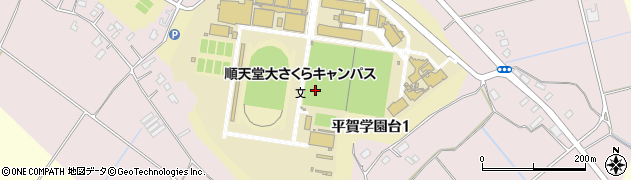 順天堂大学　啓友会周辺の地図
