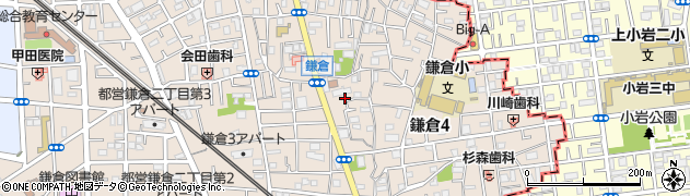 東京都葛飾区鎌倉4丁目10周辺の地図