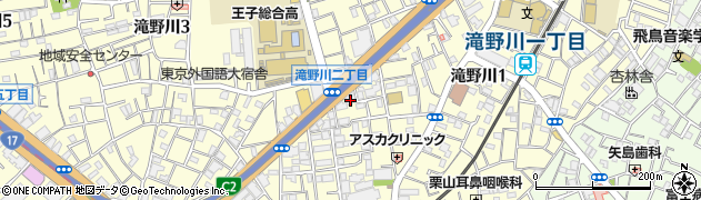 東京都北区滝野川1丁目82周辺の地図