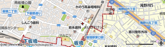 きらぼし銀行板橋支店 ＡＴＭ周辺の地図