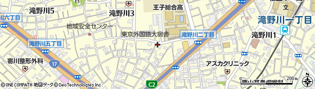東京都北区滝野川3丁目5-11周辺の地図