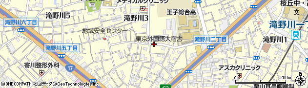東京都北区滝野川3丁目周辺の地図