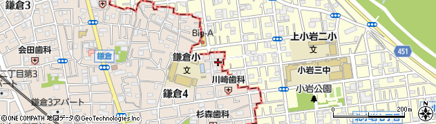 東京都葛飾区鎌倉4丁目36周辺の地図