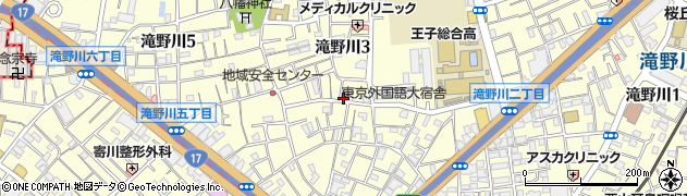 東京都北区滝野川3丁目29-4周辺の地図