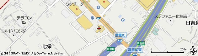 千葉県富里市七栄1006-5周辺の地図