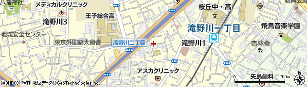 東京都北区滝野川1丁目73-5周辺の地図