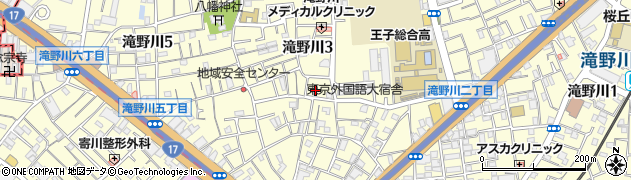 東京都北区滝野川3丁目29-3周辺の地図