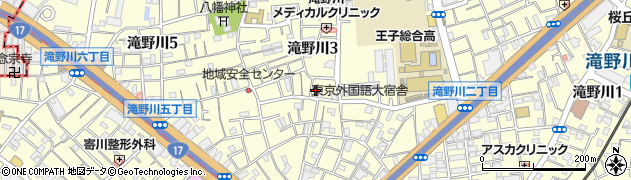 東京都北区滝野川3丁目29-5周辺の地図