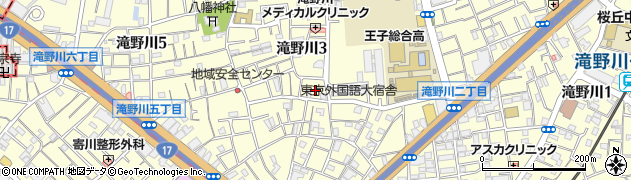 東京都北区滝野川3丁目29周辺の地図