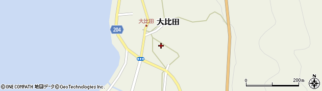 福井県敦賀市大比田31周辺の地図