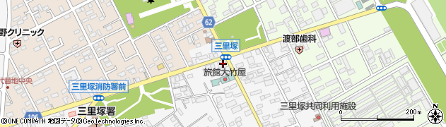 株式会社飯塚商事　三里塚店周辺の地図