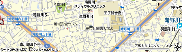 東京都北区滝野川3丁目29-10周辺の地図