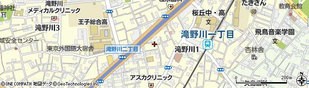 東京都北区滝野川1丁目72-6周辺の地図