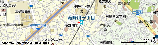東京都北区滝野川1丁目48-1周辺の地図