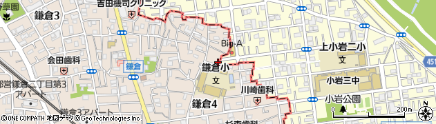 東京都葛飾区鎌倉4丁目22-19周辺の地図