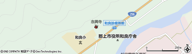 念興寺周辺の地図