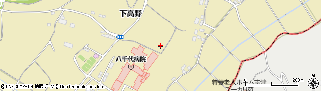 千葉県八千代市下高野周辺の地図