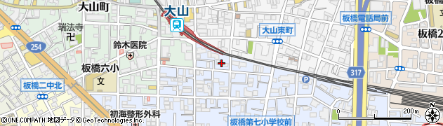 まいばすけっと大山金井町店周辺の地図