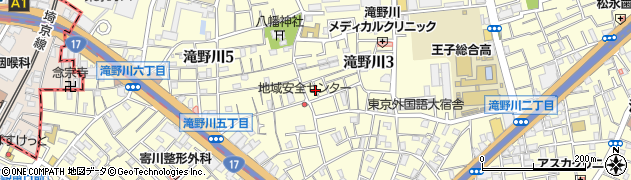 東京都北区滝野川3丁目34周辺の地図