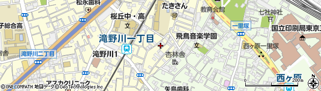 東京都北区滝野川1丁目16-6周辺の地図