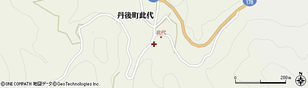 京都府京丹後市丹後町此代1327周辺の地図