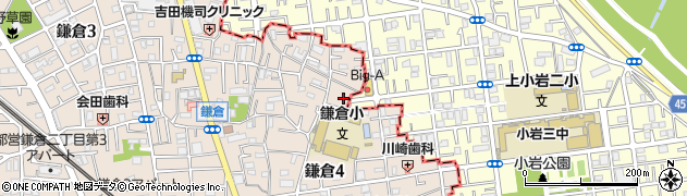 東京都葛飾区鎌倉4丁目22-21周辺の地図