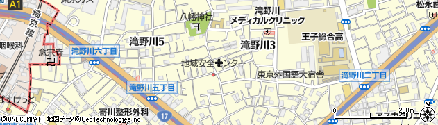 東京都北区滝野川3丁目34-6周辺の地図