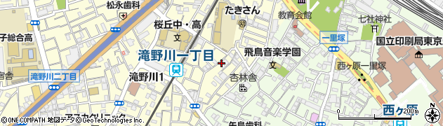 東京都北区滝野川1丁目16周辺の地図