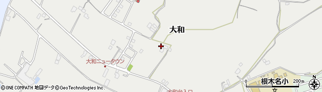 千葉県富里市大和周辺の地図
