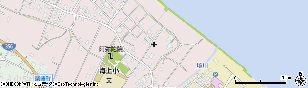 千葉県銚子市垣根町周辺の地図