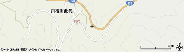 京都府京丹後市丹後町此代1260周辺の地図