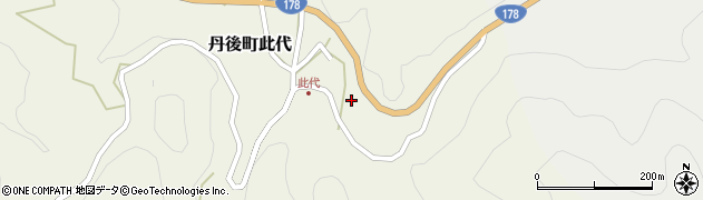 京都府京丹後市丹後町此代1262周辺の地図