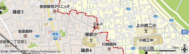 東京都葛飾区鎌倉4丁目22-15周辺の地図