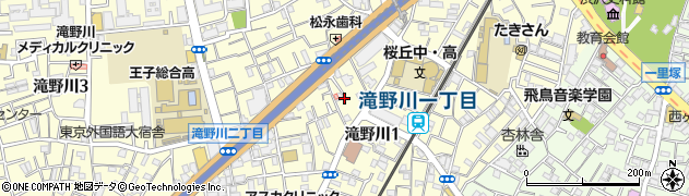 東京都北区滝野川1丁目69周辺の地図