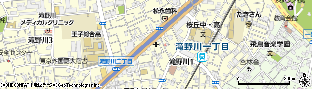 東京都北区滝野川1丁目71周辺の地図