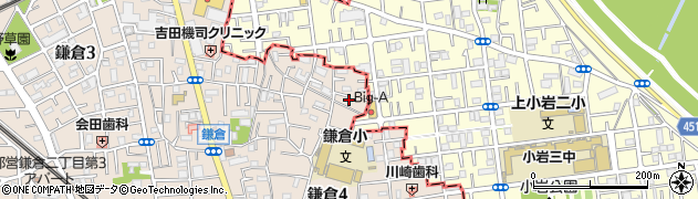 東京都葛飾区鎌倉4丁目22周辺の地図