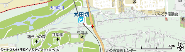大田切橋南周辺の地図