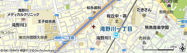 東京都北区滝野川1丁目69-7周辺の地図