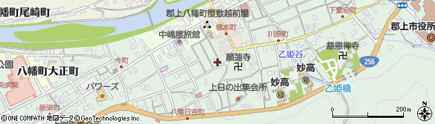 郡上八幡・葵の城周辺の地図
