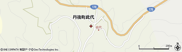 京都府京丹後市丹後町此代1286周辺の地図
