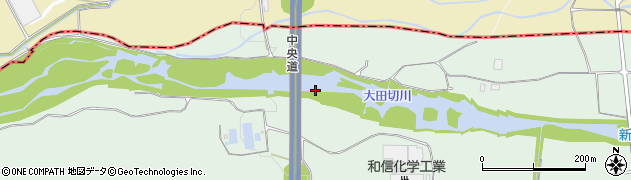 大田切橋周辺の地図