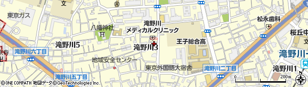 東京都北区滝野川3丁目39-10周辺の地図