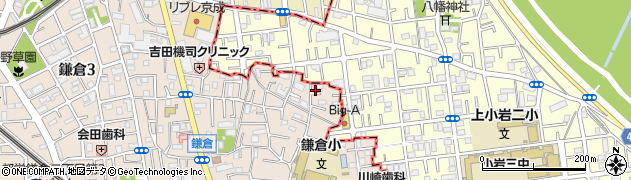 東京都葛飾区鎌倉4丁目22-6周辺の地図