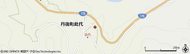 京都府京丹後市丹後町此代1241周辺の地図