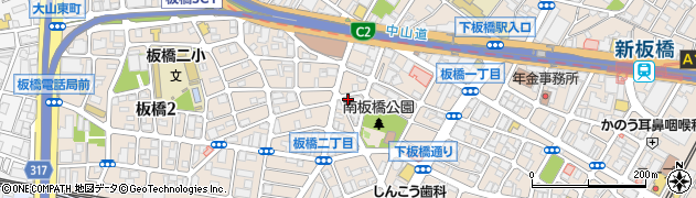 日本福音ルーテル板橋教会周辺の地図