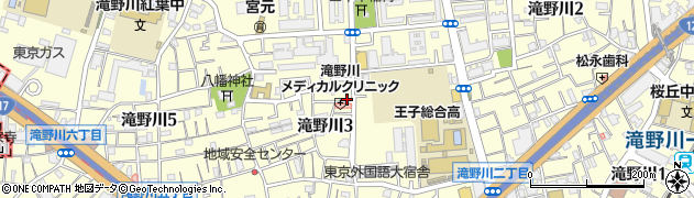 東京都北区滝野川3丁目40-1周辺の地図
