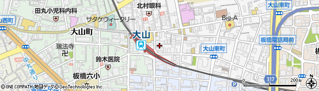 まいばすけっと大山駅北口店周辺の地図